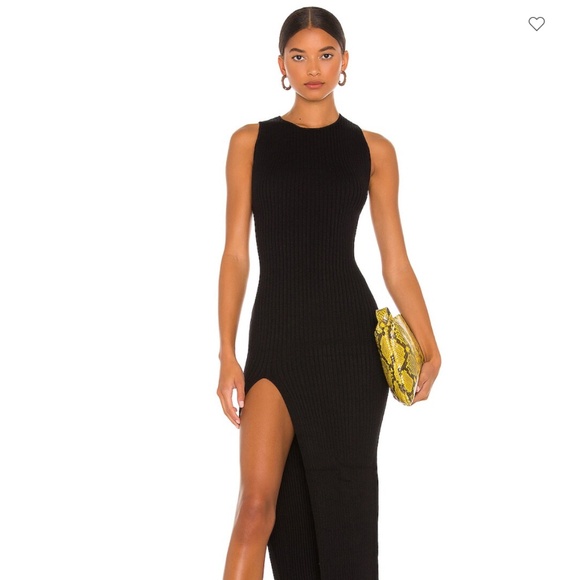 Attar The Maui Dress in Black - Picture 1 of 7